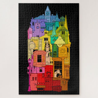 Historische Galena Illinois Regenboog Legpuzzel