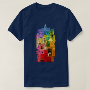 Historische Galena Illinois regenboog T-shirt