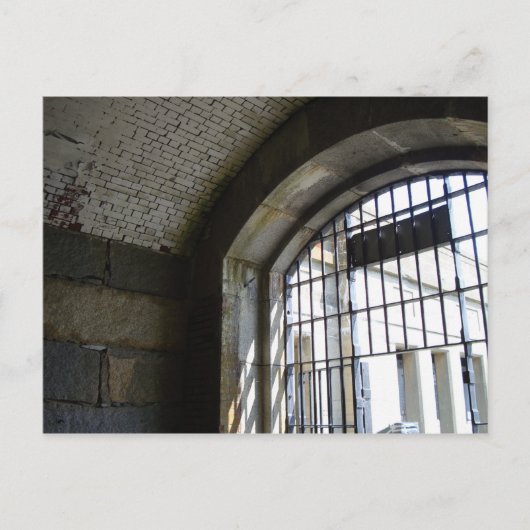 Historische gevangeniscel briefkaart (Voorkant)