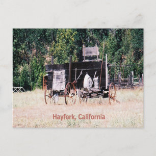 Historische Gold Rush wagen...... Briefkaart