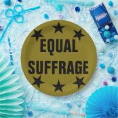 Historische herdenkingskrant voor suffrage bord (Feest)