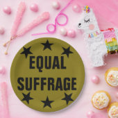 Historische herdenkingskrant voor suffrage bord (Feest)