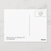 Historische hoofdstraat briefkaart (Achterkant)