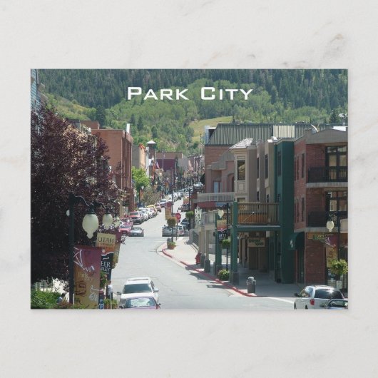 Historische hoofdstraat briefkaart (Voorkant)