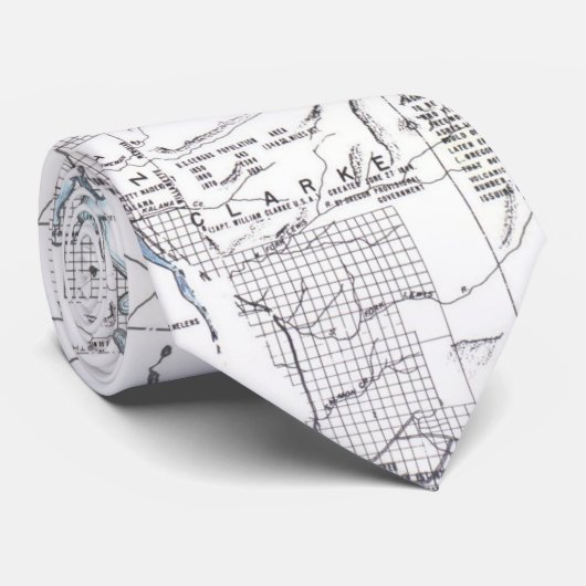 Historische kaart van het Stropdas van het grondge (Opgerold)