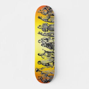 Historische kuststrook skateboard