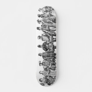 Historische kuststrook skateboard