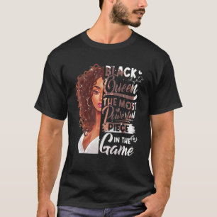 Historische maand zwarte koningin het krachtigste t-shirt