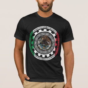 Historische Mexicaanse Aztec Mexico Maya Calendar T-shirt