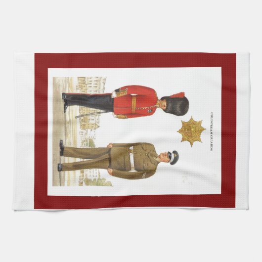 Historische militaire uniformen, coldstream Guards Theedoek (Horizontaal)