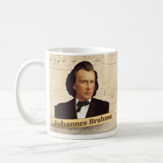 Historische Mok Johannes Brahms