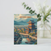 Historische Nara, Monumenten van het oude Nara Briefkaart (Staand voorkant)