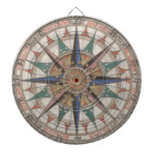 Historische Nautical Compass (1543) Dartbord (Voorkant)