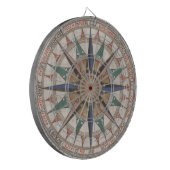 Historische Nautical Compass (1543) Dartbord (Voorkant Links)
