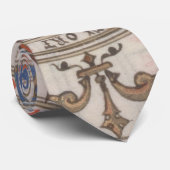 Historische Nautical Compass (1543) Stropdas (Opgerold)