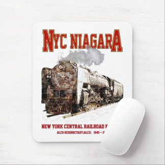 Historische NYC Niagara-trein Stoomlocomotief Muismat