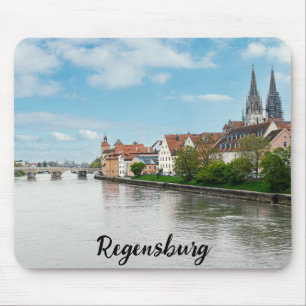 Historische oude binnenstad van Regensburg, Duitsl Muismat