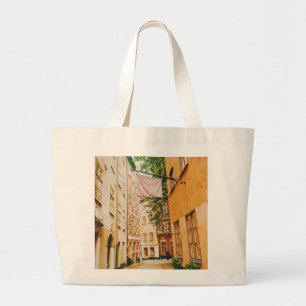 Historische oude stad, Gamla Stan, Stockholm, Zwed Grote Tote Bag