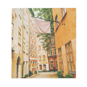 Historische oude stad, Gamla Stan, Stockholm, Zwed Notitieblok