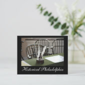 Historische Philadelphia Briefkaart (Staand voorkant)