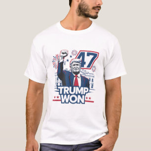 Historische politieke verklaring verkiezing Trump T-shirt