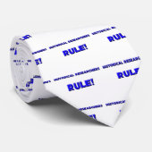 Historische regels voor onderzoekers! stropdas (Opgerold)