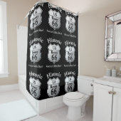 Historische Route 66 -- Douchegordijn (In situ)