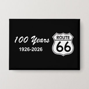 Historische Route 66 Eeuwfeest Button