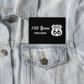 Historische Route 66 Eeuwfeest Button (Insitu)