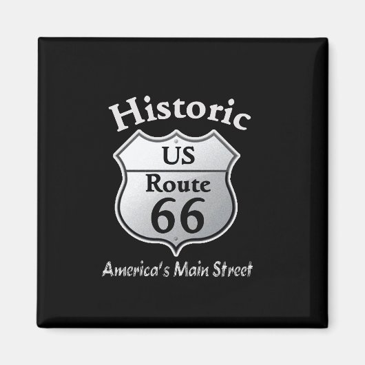 Historische route 66 — magneet (Voorkant)