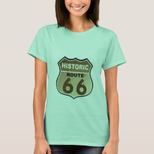 Historische route 66 Ondertekening snelweg T-shirt