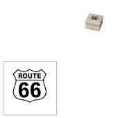 Historische route 66 	rubberstempel (Gestempeld)
