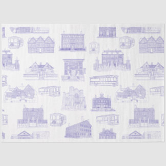 Historische Salem MA Patroon Tissue Paper Tissuepapier