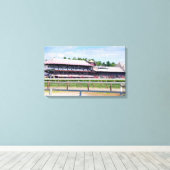 Historische Saratoga Race Course Canvas Afdruk (Insitu (Houten vloer))