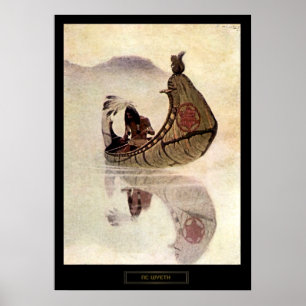 Historische Schildering Hiawatha van NC Wyeth Poster