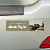 Historische spoorweg bumpersticker (Op auto)