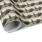 Historische spoorweg cadeaupapier (Rol Hoek)