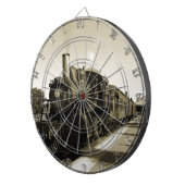 Historische spoorweg dartbord (Voorkant Rechts)