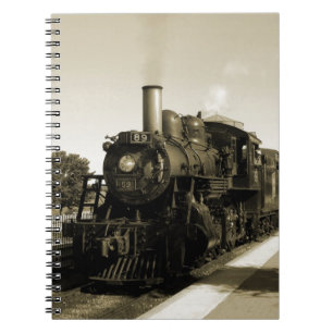 Historische spoorweg notitieboek