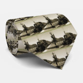 Historische spoorweg stropdas (Opgerold)