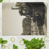 Historische spoorweg theedoek (Gevouwen)