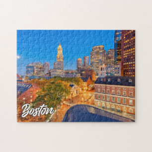 Historische stad Boston, Massachusetts, VS Legpuzzel