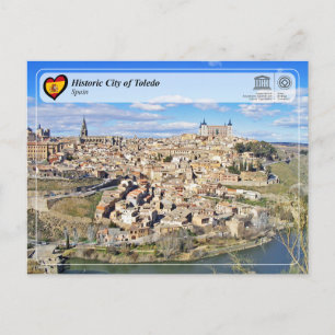 Historische stad Toledo van de UNESCO Briefkaart
