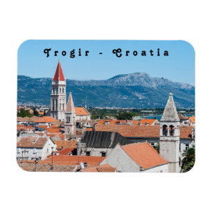 Historische stad Trogir - Dalmatië, Kroatië Magneet