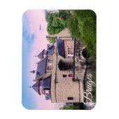 Historische stadspoort in Brugge Magneet (Verticaal)