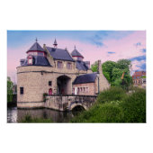 Historische stadspoort in Brugge Perfect Poster (Voorkant)