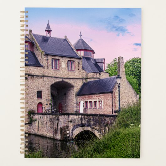 Historische stadspoort in Brugge Planner (Voorkant)