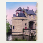 Historische stadspoort in Brugge Planner (Achterkant)