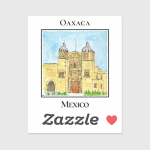 Historische Templo de Santo Domingo in Oaxaca Sticker
