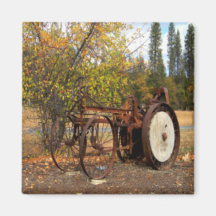 Historische tractor... magneet